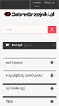 Mobile Screenshot of dobregrzejniki.pl
